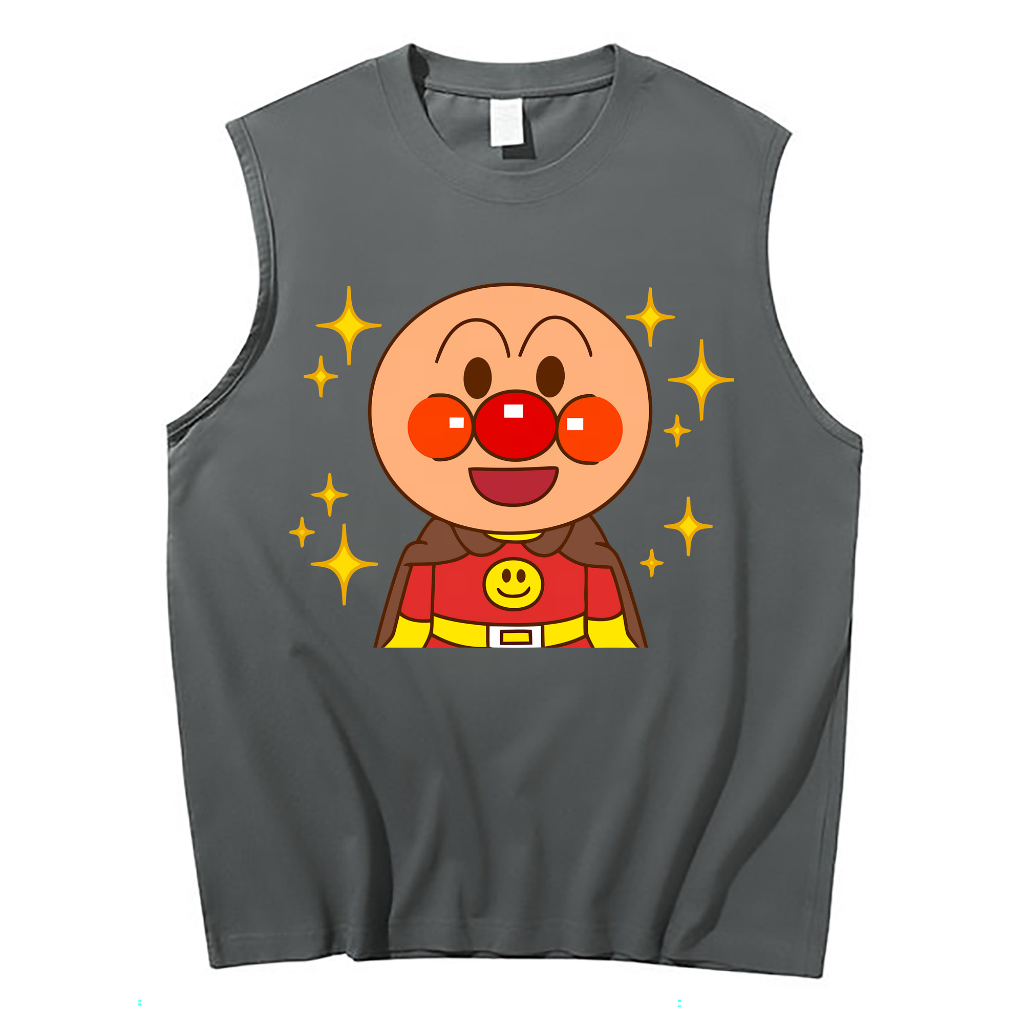 （画像用） アンパンマン Anpanman コットン100％タンクトップ（フロントプリント）